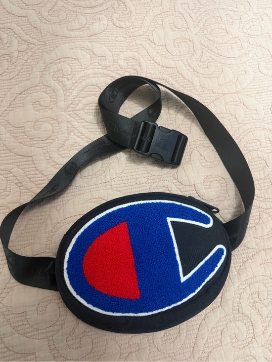 Champion Handbags - Champion Oval Belt Bag in Blue, Red & Black